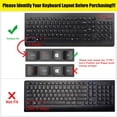 thumbnail image 2 of CaseBuy Keyboard Cover for Lenovo 510 Wireless Keyboard GX30N81775 4X30M39458, Lenovo Wireless Keyboard Protector Skin,, 2 of 5