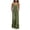 *Army Green, variant on VBVC Women's Ruffle Hem Wide Leg Overalls , Adjustable Strap Sleeveless Jumpsuit For Women , Ladies' Casual Baggy Romper with Pockets,Army Green,S-3XL