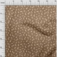 thumbnail image 3 of oneOone Viscose Chiffon Brown Fabric Damask Sewing Craft Projects Fabric Prints By Yard 42 Inch Wide, 3 of 4