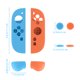 thumbnail image 2 of Para el interruptor 2 Joy-Con Many Case silicona con tapas empuñadura pulgar () azul naranja, 2 of 4