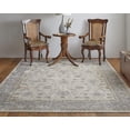 thumbnail image 4 of 5' X 8' Tan Ivory And Gray Power Loom Area Rug 2' x 3', 4 of 9