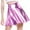 Pink, variant on Uinagy Women's Solid Color Stage Performance Pleated Skirt