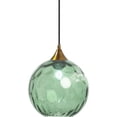 thumbnail image 3 of Lustre boule ronde en verre coloré, 3 of 4