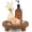 Brown, variant on EOSAHR Wooden Display Riser – Farmhouse Decor Stand for Kitchen, Bathroom, and Home Counter (Brown)