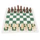 thumbnail image 5 of Juego De Ajedrez Portátil, Tablero De Cuero De PU, Juego De Mesa De Ajedrez Enrollable Estándar Con Bolsa De Almacenamiento Para Adultos, 5 of 7