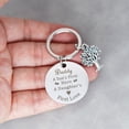 thumbnail image 5 of Personalized Father's Day Keychain Papa Key Chains for Daddy Original Love Gifts Car Key Pendant Stainless Steel Keyring, 5 of 5
