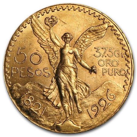 1926 Mexico Gold 50 Pesos AU