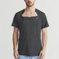 thumbnail image 2 of Under 10 dollars! Post Shoulder Surgery Shirts for Men Comfy After Surgery Clothes Tear Away Short Sleeve Full Open Side Snap T Shirts, 2 of 5