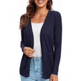 thumbnail image 2 of Urban CoCo Women's Button Down Lightweight Knit Cardigan Sweater with Pockets, 2 of 7