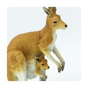 Safari 100108 Kangaroo Figurine with Joey Multi Color