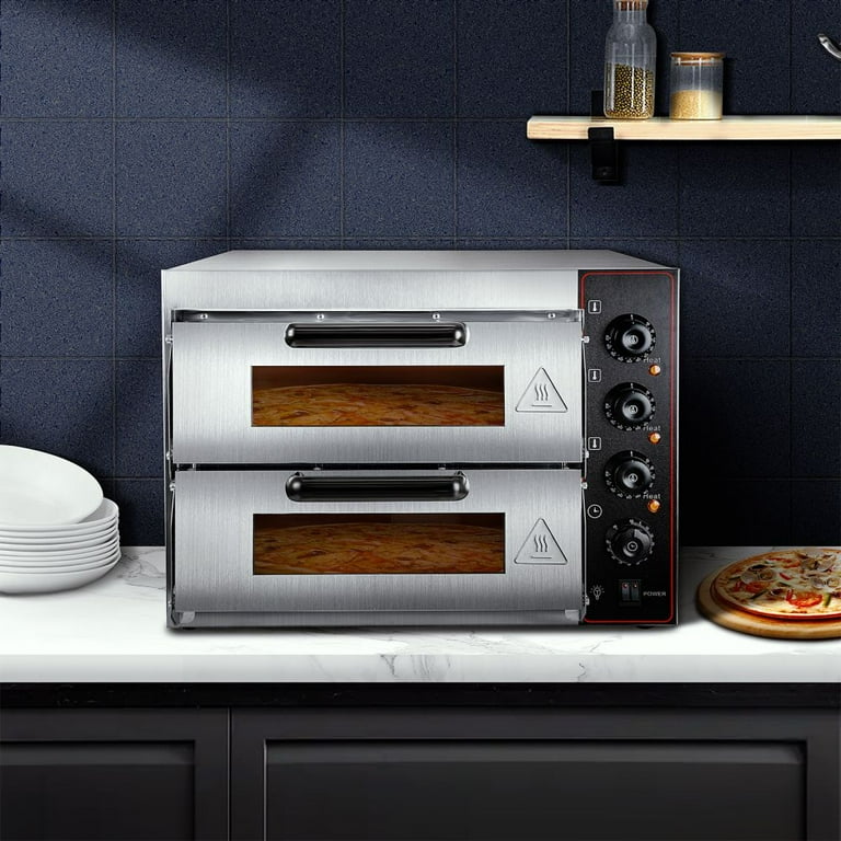 PizzaMan Frozen Pizza ZXMT Commercial Pizza Oven Double Oven 1700W 16