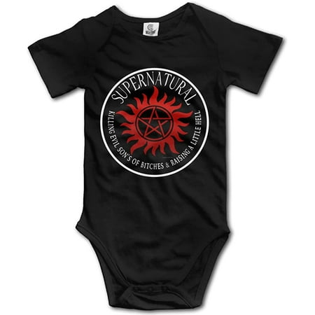 

VBE104 Supernatural Logo Beyond The Mat Baby Onesie Toddler-Bodysuits