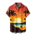 thumbnail image 6 of Cllios Mens Hawaiian Shirt Big and Tall Tropical Graphic Aloha Tops Quick Dry Cuban Collared Short Sleeve T-shirts Cotton Button Down Bowling Shirts with Pocket S-5XL, 6 of 6