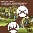 thumbnail image 4 of Juego de lanzamiento de anillos TIXWOOK, grande, ajustable, 81 cm, para interiores y exteriores, 4 of 8