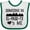 White and Green, variant on Inktastic El Paso Texas Someone Loves Me Skyline Boys or Girls Baby Bib