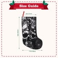 thumbnail image 3 of Bingfone Chained Skull Artwork Print Personalized Christmas Stocking - Snowman Design Large 18 inch,Family Holiday Season Decor, 3 of 8