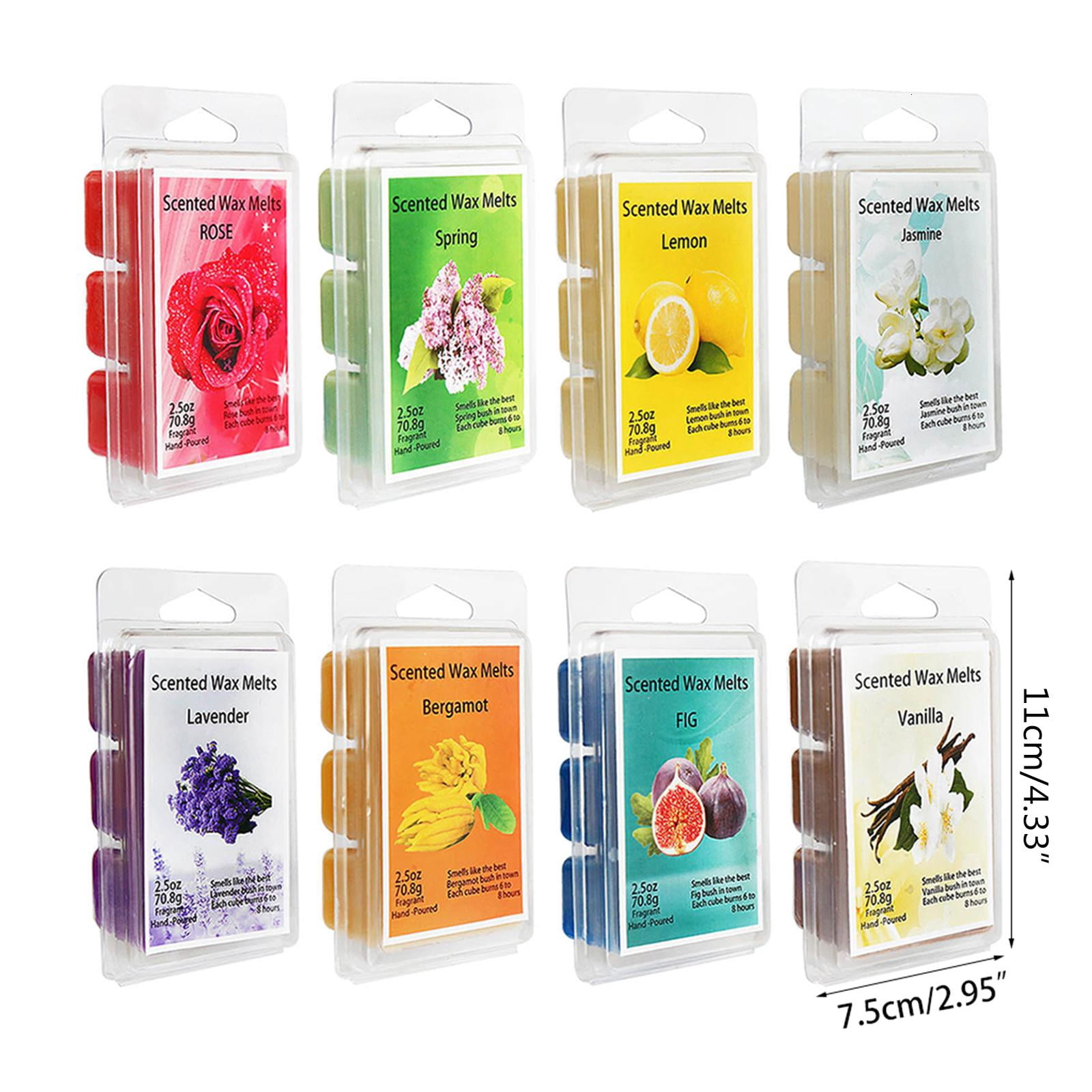 SDFGTstore 8 Fragrances Cubes - Smells Great - Scented Wax Melts Wax Warmer Cubes/Tarts