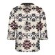 thumbnail image 5 of TaTaai Women's Printed V-Neck Top Half Sleeve Flared Ruched Front Casual Summer Chic Blouse T-Shirt Daily Work Party Vacation Gift, 5 of 6