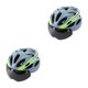 thumbnail image 1 of Eigraketly Casco de bicicleta ajustable con forro cómodo: apto para todas las formas Casco de ciclismo de PC de secado rápido Luz de seguridad Azul Claro Verde 2piezas, 1 of 6
