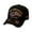Black, variant on Men's and Women's Vintage American Adjustable Sun Hat - Distressed Commemorative Anniversary Outdoor Casual Cap for Hiking Fishing Beach Army Green (1 Pcs)