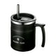 thumbnail image 2 of Taza térmica de acero inoxidable con tapa - 16 oz, doble pared, con aislamiento al vacío, para bebidas frías y calientes, ideal para oficina y camping, color verde, 2 of 6