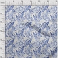 thumbnail image 3 of oneOone Viscose Jersey Medium Blue Fabric Tropical Flamingo Craft Projects Decor Fabric Printed By The Yard 60 Inch Wide, 3 of 4