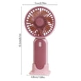 thumbnail image 3 of shyuyusa Mini USB Charging Hand Fan Portable Small Cooler Fan With Base For Outdoor Activity Daily Life, 3 of 6