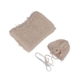 thumbnail image 4 of Photography Prop Set,Mohair Hat Wrap Set Baby Photography Prop Baby Photography Wrap Elevated Design, 4 of 14