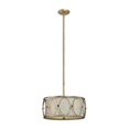 thumbnail image 1 of Uttermost Pendentif Ovale 3 Lumières en Or, 1 of 3