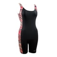 thumbnail image 5 of Adorerex Women's Sunfire Lycra Unitard Swimsuit in Black/Blue, Size Small, 5 of 5