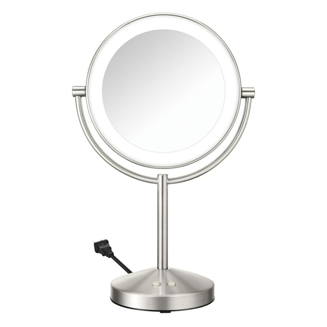 Espejo de maquillaje Conair, con luz LED, con aumento de 1x/10x