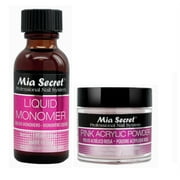 Mia Secret Liquid Monomer 1 oz and Pink Powder 1 oz