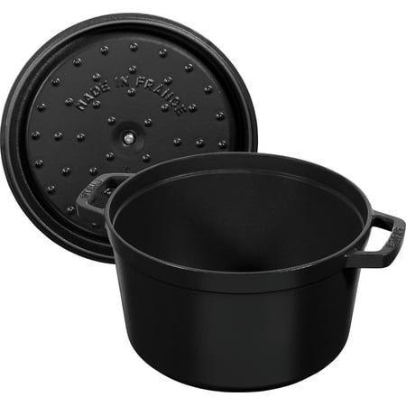 Staub Cast Iron 5-qt Tall Cocotte - Matte Black - Matte Black