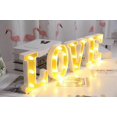thumbnail image 5 of Qinwei LED Letter Lights Sign 26 Golden Alphabet Light Up Marquee Letters Sign for Wedding Birthday Party Christmas Home Bar Decoration (Gold O), 5 of 5