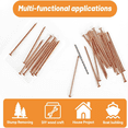 thumbnail image 4 of 15 Pieces Copper Nails for Killing Tree Stump , 3.15 Inch Copper Nails with Drill, Stake Removal Nailer for Trees, 4 of 4