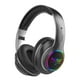 thumbnail image 2 of Auriculares estéreo plegables Bluetooth 5.0 con micrófono, luces LED grises, 2 of 2
