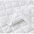 thumbnail image 6 of Chezmoi Collection Annabelle 2-Piece White Twin Size Quilt Set - Diamond Ruffle Stone-Washed Microfiber Soft Lightweight Quilted Bedspread Set for All Seasons, 6 of 9