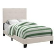 thumbnail image 5 of Monarch Specialties Bed - Twin Size/Beige Linen, 5 of 5