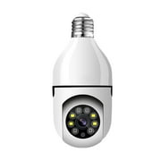 Light Bulb Camera, 1080P Wireless Home Security Camera, 360 Degree WiFi Smart Surveillance Cam with Motion Detection Night Vision