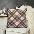 thumbnail image 2 of YINGXI Christmas Pillow Covers Red Green Blue Decoration Buffalo Checked Print Decorative Outdoor Pillowcases Throw Cushion Case Decor for Couch Sofa Bed 22x22in, 2 of 5