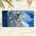 thumbnail image 6 of 1pc Fishing Enthusiasts Printed Beach Towel Multipurpose Summer Bath Towel For Travel, Beach, Pool, Yoga, Camping - Perfect Gift For Birthday, Christmas, Mother'S Day, Father'S Day,29X58inch, 6 of 8