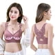 thumbnail image 1 of WILLBEST Brasier Push Up Mujer Sujetador Deportivo De Seda Helada Con Diseño De Mariposa, Talla Grande, Para Mujer, De Látex, Sin Aros De Acero, Ropa Interior Fruncida, 1 of 4