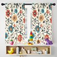 thumbnail image 5 of Blackout Kids Curtains,Pioneer Flower Floral Print Pattern Childrens Insulated Curtains Set Of 2,Bedroom Essentials,Toddler Room Decor 42"x54", 5 of 5