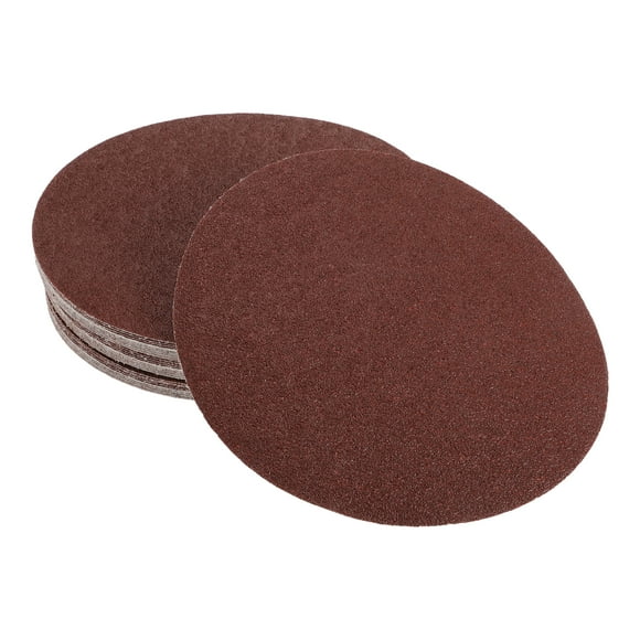 Unique Bargains Sanding Discs, 9" 40 Grit Automotive Repair Round Hook and Loop Sandpaper Aluminum Oxide, Paper Base Red, 30 Pcs