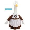 thumbnail image 2 of Gaggleville Pilgrim Goose Outfit Girl, Fits 23" H Large Porch Goose by Fox Valley Traders, 2 of 5