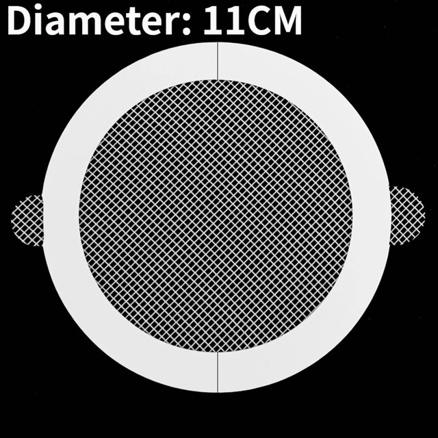 Disposable Mesh Drain Hair Catcher for Shower and Sink, Glass Fiber Viscose, 10 Pcs