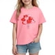 thumbnail image 3 of TaTaai School Season Cute Print Short Sleeve T-Shirt, Valentine's Day Casual Top, Unisex All Season Graphic Tee Gift, 3 of 8