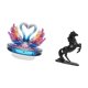thumbnail image 5 of Escultura De Caballo Cisne Acrílico, Centro De Mesa, Figura única Para Estantería, Oficina, Dormitorio, Paisaje Y Decoración Del Día De San Valentín., 5 of 8