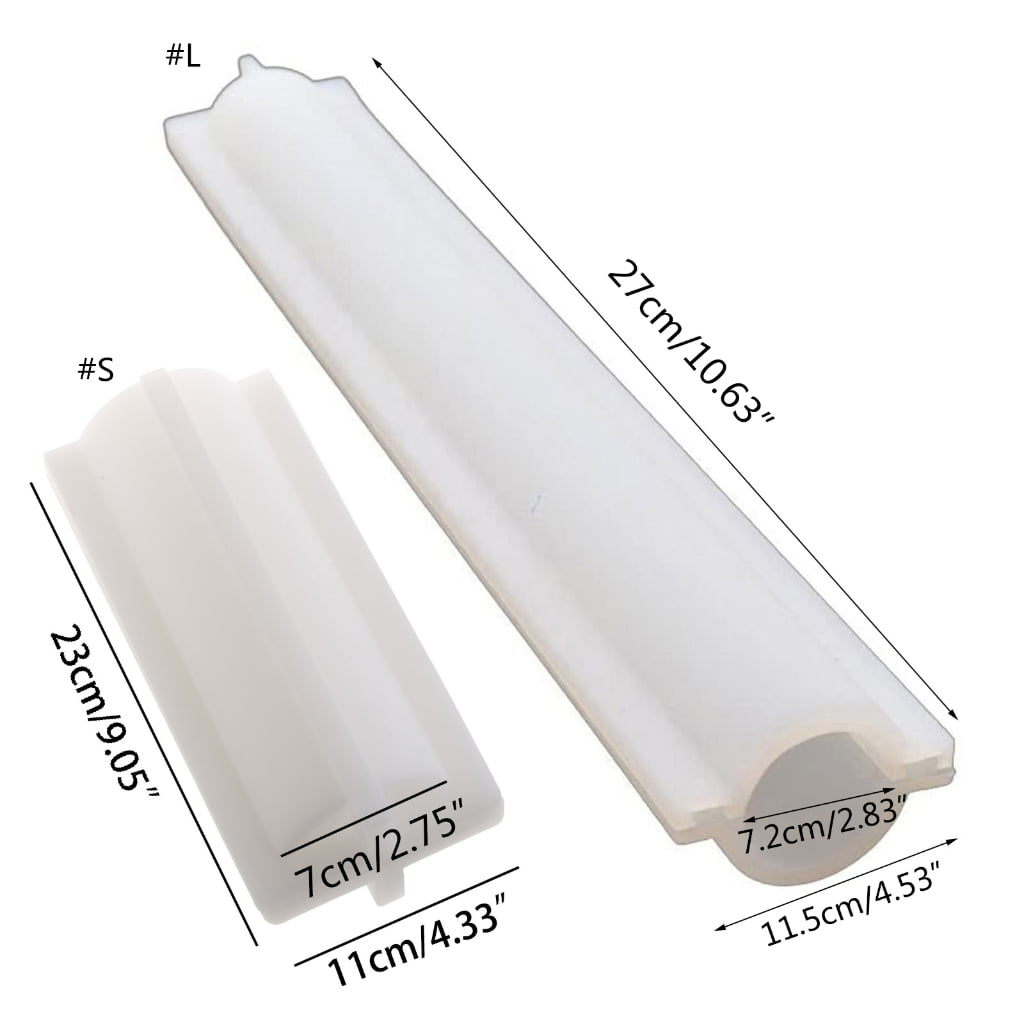 WINDLAND Column Silicone Embed Soap Mold Round Tube Column Soaps Candles Mold for Kids