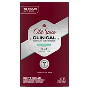 Old Spice Clinical Sweat Defense Anti-Perspirant Deodorant for Men, 72 Hour, Pure Sport Plus, 1.7 Oz